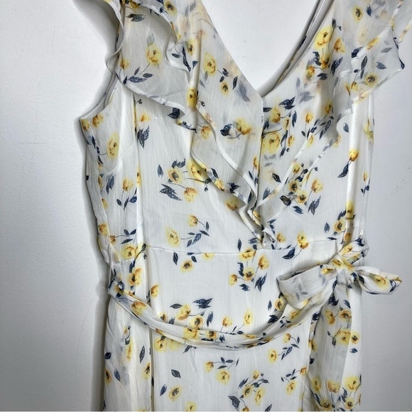 NWT DKNY floral dress hi-lo ruffle size 12 - Picture 4 of 9